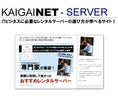 ITやアフィリエイト等のネットビジネスにおすすめのレンタルサーバーのおすすめを紹介するWebメディア